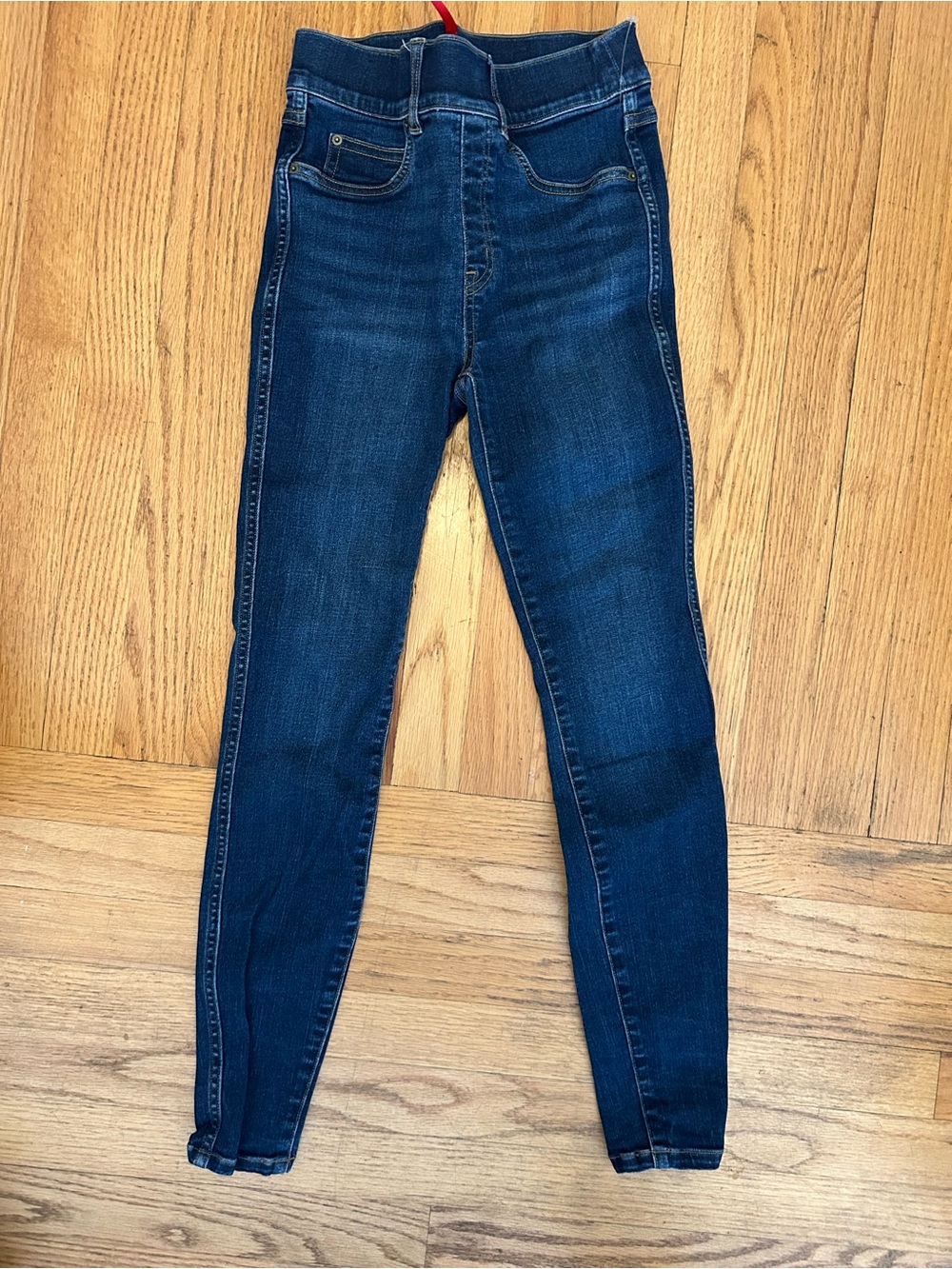Spanx Women’s Dark Blue Stretch Skinny Jeans